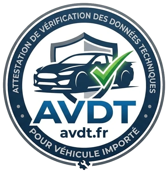 AVDT.fr — Attestation de Vérification des Données Techniques pour véhicule importé